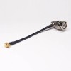 BNC Cable Extensions Right Angled Male 50Ohm to MCX Right Angled Male with RG174