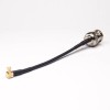 BNC Connector with Cable Straight Male 50Ohm to MCX Angled Male with RG316 10cm