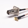Удлинительный кабель BNC, 20 шт., для крепления на панель, женский, прямой к MCX, под прямым углом, с RG316