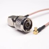Cable and Sensor N Type Male Angled to MCX Male Angled with RG316 10cm