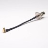 20pcs Cable BNC 4Holes Flange Straight Female 50Ohm to MCX Right Angled with RG174