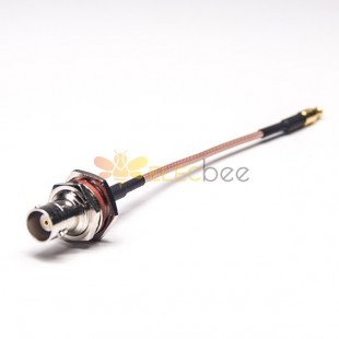 Cable BNC Waterproof Female Straight to MCX Male Straight with RG316 10cm