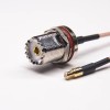 20 piezas Cable UHF conector de Cable hembra recto a Cable recto macho MCX con RG316