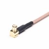F Type to MCX Cable 180 Degree Female to Coaxial Cable Angled Male with RG316