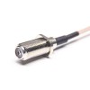 20pcs F Type to MCX Cable 180 Degree Female to Coaxial Cable Angled Male with RG316