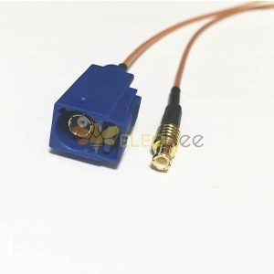 MCX Cable Assembly RG178 com Plug MCX Switch Fakra C Feminino Conector Masculino
