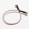 MCX Cables Right Angle Male to Right Angle MCX Male Cable Assembly with RG316