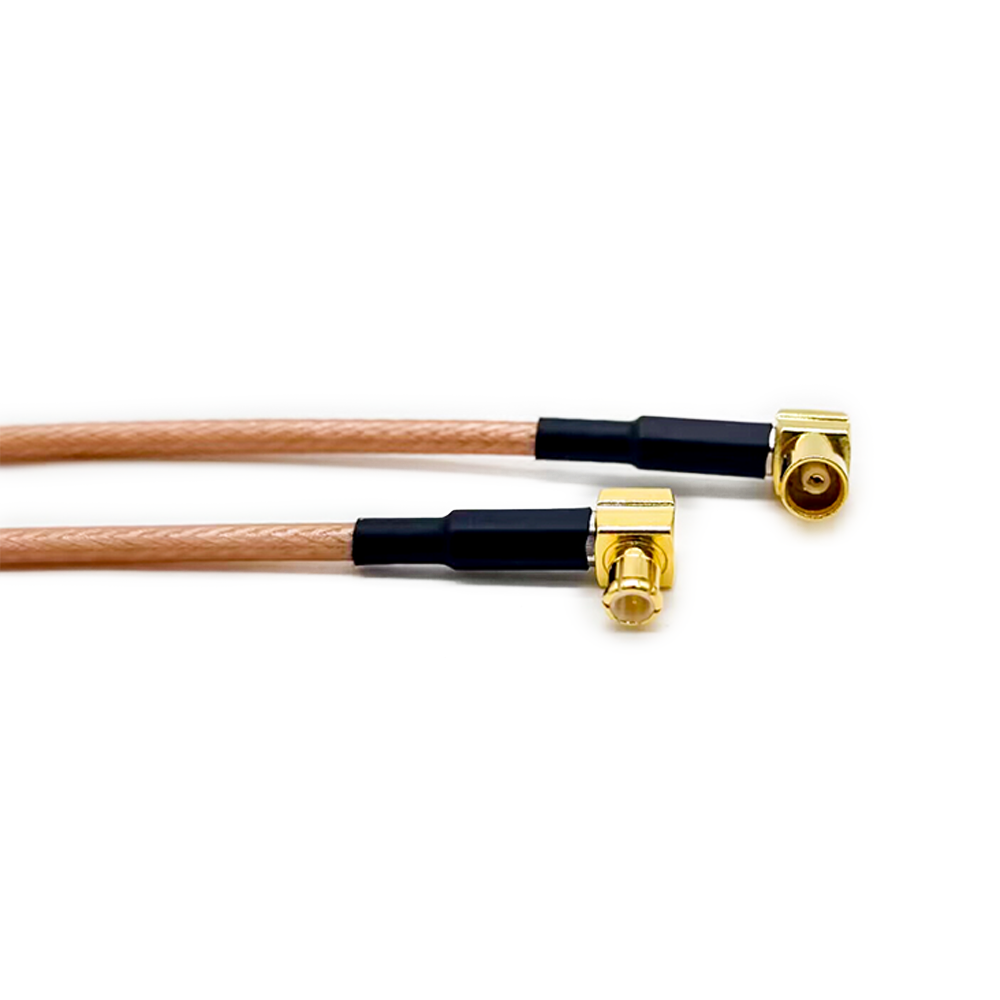 MCX Verlängerungskabel Stecker auf Rechtwinkl-Buchse MCX Kabel mit RG316
