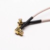 MCX Male Coaxial Cable Right Angled to MCX Male Cable Assembly