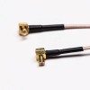 20pcs MCX Male Coaxial Cable Right Angled to MCX Male Cable Assembly
