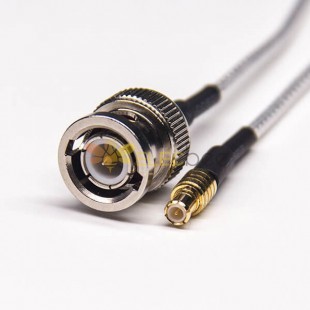 MCX straight Plug 180 grados macho a BNC cable coaxial macho recto con RG316
