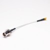 MCX to BNC Cable RG316 Assembly Plug to Jack 10cm