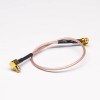 MCX to MCX Cable Plug to Plug RG178 Assembly 20cm