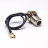 N Type Female Cable Right Angled to MCX Male 90 Degree Waterproof