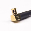 N Types RF Coaxial Cable Straight Female to MCX Angled Male with RG174