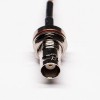 RF Cable Coaxial Waterproof BNC Female Bulkhead to Right Angle MCX Male Cable Assembly Crimp