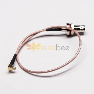 20 шт. RF кабель коаксиальный водонепроницаемый BNC женский переборка под прямым углом MCX мужской кабель в сборе обжимной