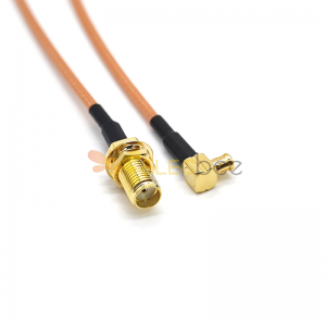 RF Cable SMB extension Câble mâle Droit à MCX Male Angled Cable avec RG174