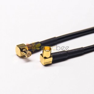 30pcs RG174 Cable Especificaciones MCX Ángulo Macho a Hembra 90 Grados Cable Asamblea