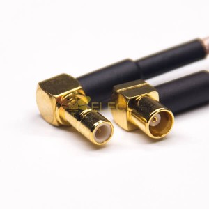 SMB Kabel Buchse Angld zu MCX Angled Female Gold Kabel mit RG316