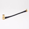 20pcs SMB Angle Female 90 Degree to MCX 90 Degree Male Cable with RG174