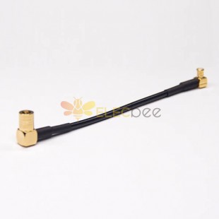 SMB Angle Female 90 Degree to MCX 90 Degree Male Cable with RG174