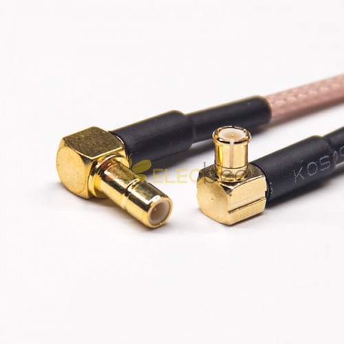 SMB Right Angled Female to MCX Angled Male RF Coaxial Cable with RG 316