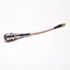 20pcs 10CM TNC Connector Cable 180 Degree Female to MCX 180 Degree Male Cable with RG 316