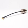 20pcs UHF Cable Female Straight to MCX Male Angled Coaxial Cable with RG174