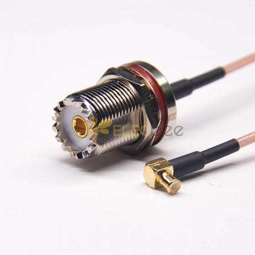 UHF Buchse direktes Kabel zum MCX Stecker rechtwinklig mit RG316