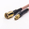 MMCX Cable 180 Degree Male to SMB Male Straight Cable with RG316