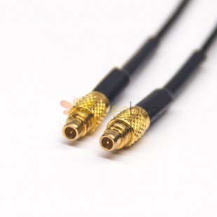 20pcs MMCX connecteur câble prise droite mâle à mâle pour câble 1.37