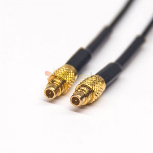 20pcs MMCX Connector Cable Plug Straight Male to Male for 1.37 Cable