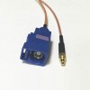 MMCX Male Cable RG178 to Fakra C Code Jack Connector 1m