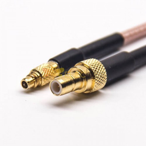 MMCX Straight Female to SMB Straight Female Coaxial Cable avec RG316