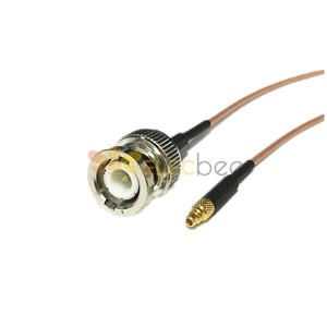 HF-Kabel Stecker auf Stecker MMCX zu BNC Pigtail Kabel RG178 15cm