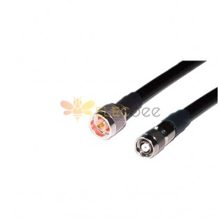 20 piezas Cable de antena N conector macho a RP-TNC macho LMR400 1M para antena de Radio inalámbrica WiFi