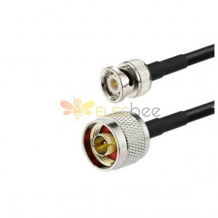 BNC Cable Extension RG58 Low Loss 1M with N Male Connector