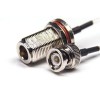 20 шт. BNC кабельные удлинители 180 градусов штекер N тип прямой кабель с RG316 белый