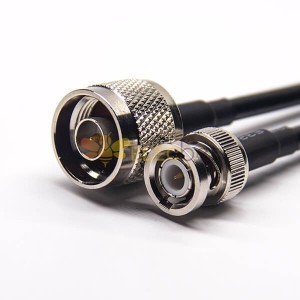 BNC Kablolar Erkek Düz den N Tipi Erkek Düz RF Koaksiyel Kablo ile RG58