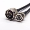 Cables BNC macho Recto según N macho recto RF cable coaxial con RG58