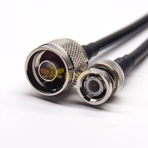 20pcs BNC Cables Male Straight to N Type Male Straight RF Coaxial Cable with RG58 RG223 1m