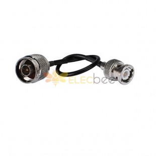 BNC Extension Cable 15CM with Connector BNC Plug to N Male RG174 for Test Instrument