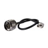 Coax Cable N Connector Plug to TS9 Male Right Angle Assembly Extension Cable RG174 15CM for Wireless Antenna