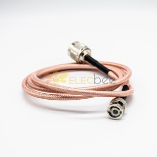 N Type Cable Connector Straight Male to BNC Straight Male with RG142