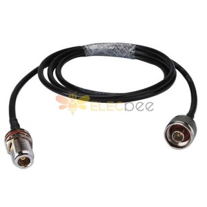 N Type Connector Extension Cable Assembly Pigtail Extension RG58 50cm for Wireless Antenna
