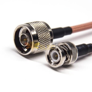 N Type to BNC Connector Male to Male for Cable RG142
