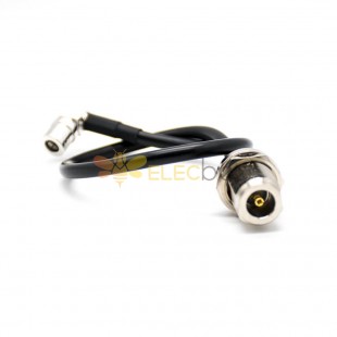 QMA to N Cable QMA Right Angle Male to N Straight Female Connector LMR195 1 M