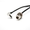 QMA to N Cable QMA Right Angle Male to N Straight Female Connector LMR195 1 M