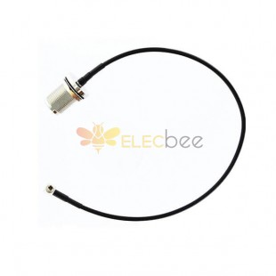 20pcs RF Cable Connectors TS-9 Right Angle to N Female Bulkhead LMR100 Adapter Pigtail 1M for 3G 4G GMS Satellite